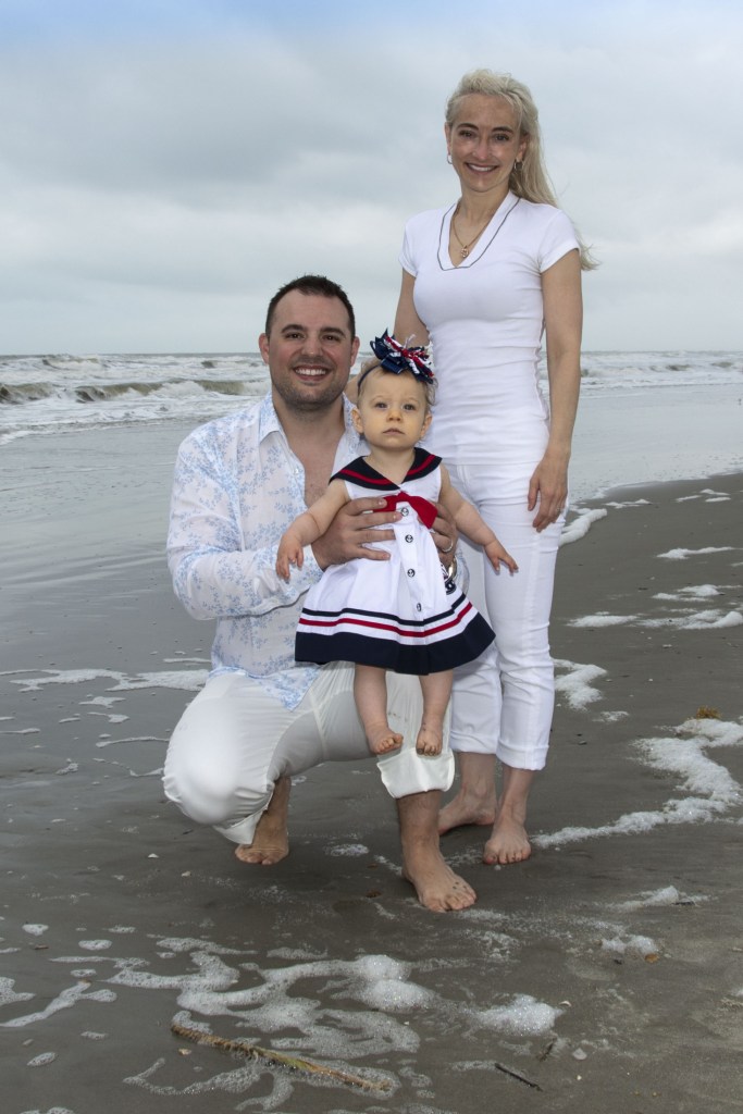 Dr. Luke Liszka, Dr. Erin McKenzie & their daughter